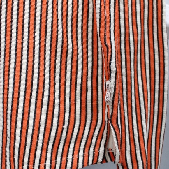 Scotch & Soda Orange Striped Long Sleeve Thermal Top Size Small - Picture 6 of 6